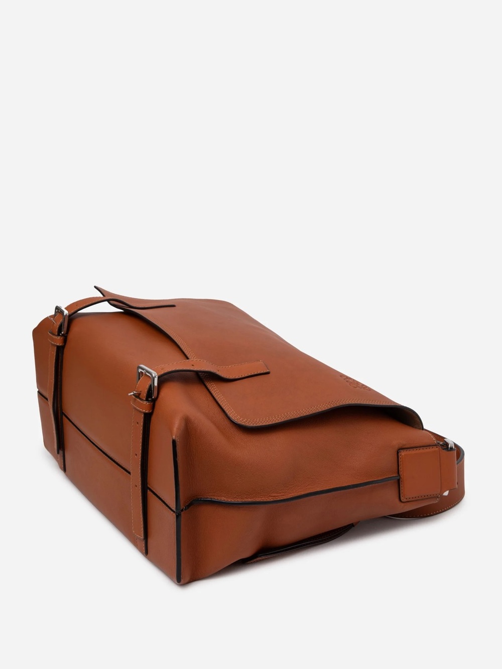 Loewe 2016 Brown Leather Messenger Bag - Picture 5 of 6